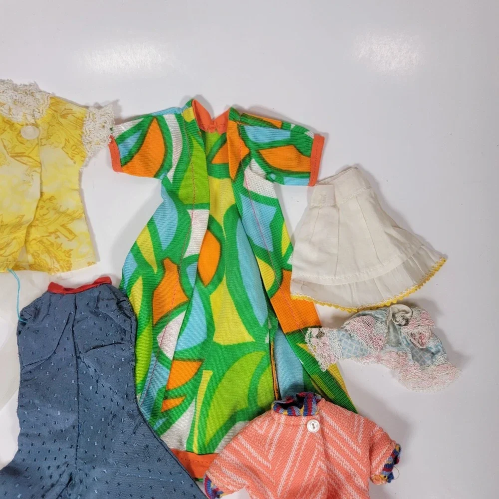 VTG Barbie Doll Fashions / Clone / Mommy‎ Made Mixed Lot Skirts Tops Dresses Etc